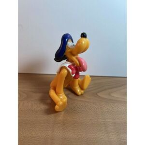 Vintage PVC Pluto Disney EPCOT Figure France Adventure 1990s